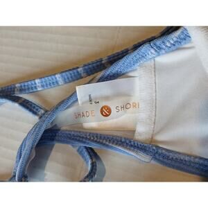 (Small) 34B Shade & Shore Light Blue 2 Piece Womens Swim Suit Good Condition